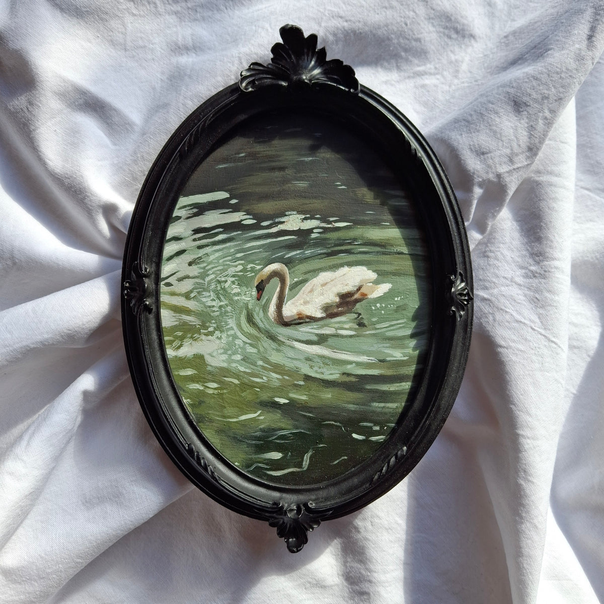Schwan auf dem Wasser